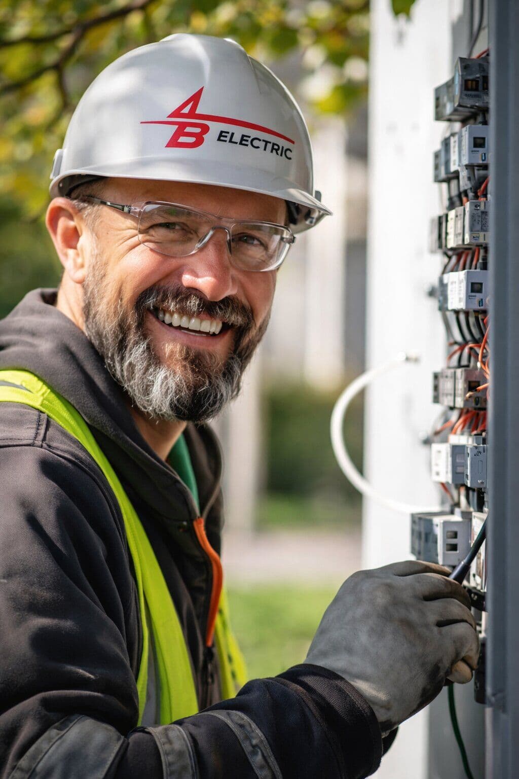 Licensed Central Coast electrician completing switchboard and electrical work